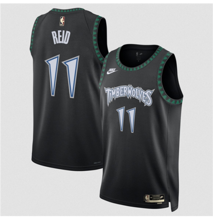 Men's Minnesota Timberwolves #11 Naz Reid Black 2025 Classic Edition Stitched Jersey