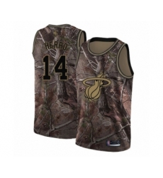 Women's Miami Heat #14 Tyler Herro Swingman Camo Realtree Collection Basketball Jersey