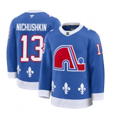 Men's Colorado Avalanche #13 Valeri Nichushkin Blue 2025 Alternate Stitched Jersey