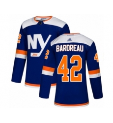 Men's New York Islanders #42 Cole Bardreau Authentic Blue Alternate Hockey Jersey