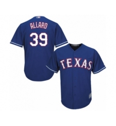 Youth Texas Rangers #43 Emmanuel Clase Authentic White Home Cool Base Baseball Player Jersey