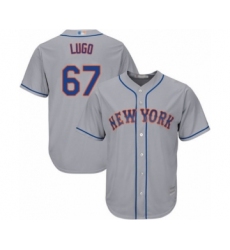 Youth New York Mets #67 Seth Lugo Authentic Grey Road Cool Base Baseball Player Jersey