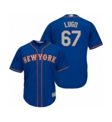 Youth New York Mets #67 Seth Lugo Authentic Royal Blue Alternate Road Cool Base Baseball Player Jersey