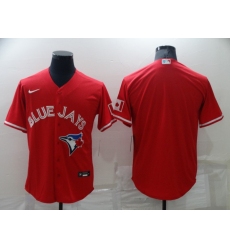 Men's Nike Toronto Blue Jays Blank Red Royal Alternate Stitched Baseball Jersey