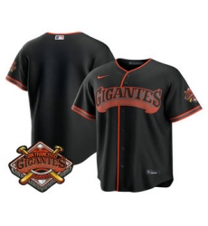 Men's San Francisco Giants Blank Black 2026 Alternate Stadium Stitched Jersey