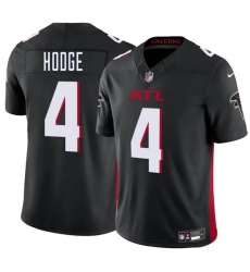 Men's Atlanta Falcons #4 KhaDarel Hodge Black 2025 F.U.S.E. Vapor Untouchable Limited Football Stitched Jersey