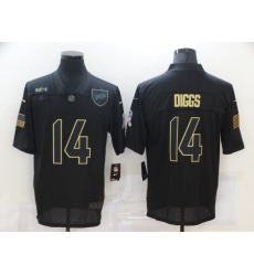 Men's Buffalo Bills #14 Stefon Diggs Black Nike 2020 Salute To Service Limited Jersey