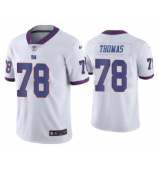 Men's New York Giants #78 Andrew Thomas 2020 White Color Rush Stitched Jersey