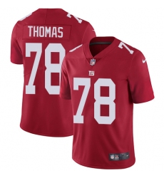 Youth New York Giants #78 Andrew Thomas Red Alternate Stitched NFL Vapor Untouchable Limited Jersey