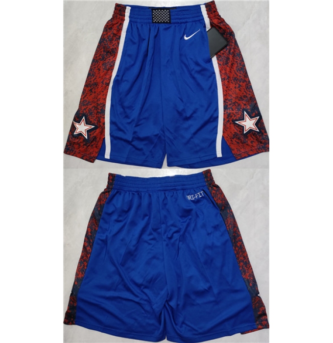 Men's Team USA Royal Red Shorts (Run Small)