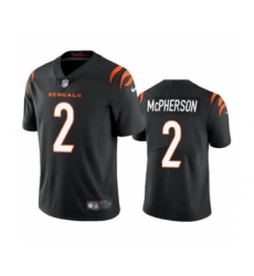 Men's Cincinnati Bengals #2 Evan McPherson Black Vapor Untouchable Limited Stitched Jersey