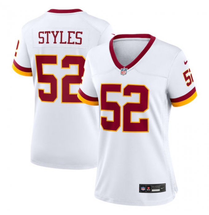 Women's Washington Commanders #52 Sonny Styles Nike White Game Jersey