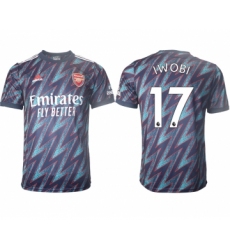 Men 2021-2022 Club Arsenal Second away aaa version blue 17Soccer Jersey