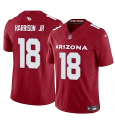Men's Arizona Cardinals #18 Marvin Harrison Jr Red 2024 Draft F.U.S.E. Vapor Untouchable Limited Football Stitched Jersey