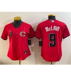 Youth Cincinnati Reds #9 Matt McLain Red 2026 City Connect Stadium Stitched Baseball Jersey