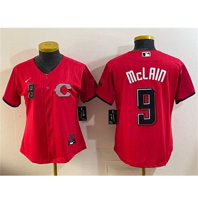Youth Cincinnati Reds #9 Matt McLain Red 2026 City Connect Stadium Stitched Baseball Jersey