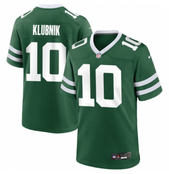 Men's New York Jets #10 Cade Klubnik Green 2026 Draft F U S E Vapor Untouchable Limited Stitched Jersey