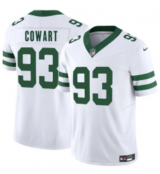 Men's New York Jets #93 Byron Cowart White 2025 F.U.S.E. Vapor Untouchable Limited Football Stitched Jersey