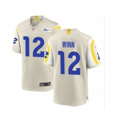 Men's Los Angeles Rams #12 Dresser Winn Bone Stitched Football Game Jersey