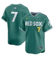 Men's Boston Red Sox #7 Masataka Yoshida Green 2025 City Connect Limited Stitched Baseball Jersey