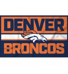 2Pcs Rico Industries NFL Football Bold 3 x5 Banner Flag Single Sided - Indoor