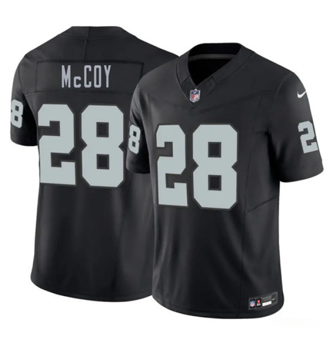 Men's Las Vegas Raiders #28 Jermod McCoy Black 2026 F.U.S.E. Vapor Untouchable Limited Football Stitched Jersey