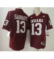 Men's Indiana Hoosiers #13 Elijah Sarratt Limited Red FUSE College Football Jersey