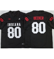 Men's Indiana Hoosiers #80 Charlie Becker Black F.U.S.E. Stitched Basketball Jersey