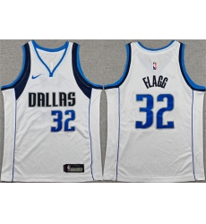 Youth Dallas Mavericks #32 Cooper Flagg White 2025 Association Edition Stitched Basketball Jersey