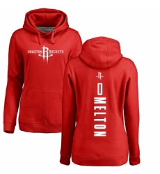 NBA Women's Nike Houston Rockets #0 De'Anthony Melton Red Backer Pullover Hoodie