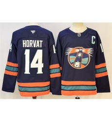 Men's New York Islanders #14 Bo Horvat Navy 2026 With C Stitched Hockey Jersey