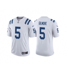 Mens Indianapolis Colts #5 Stephon Gilmore White Stitched Game Jersey