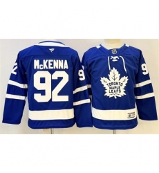 Youth Toronto Maple Leafs #92 Gavin McKenna Fanatics Home Blue Premium Player Jersey