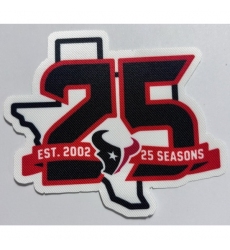 Texans 25TH Anniversary Seasons Patch II Biaog
