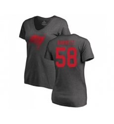 Football Women's Tampa Bay Buccaneers #58 Shaquil Barrett Ash One Color T-Shirt
