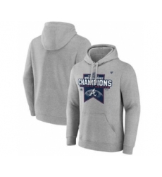 Men's Atlanta Braves 2021 Heathered Gray World Series Champions Locker Room Big & Tall Pullover Baseball Hoodie
