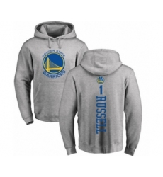 Basketball Golden State Warriors #1 D'Angelo Russell Ash Backer Pullover Hoodie