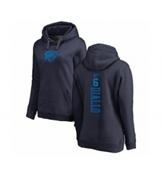 Basketball Women's Oklahoma City Thunder #6 Hamidou Diallo Navy Blue One Color Backer Pullover Hoodie