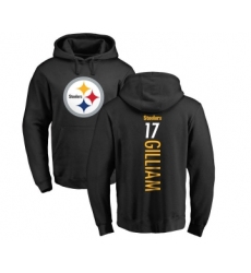 Football Pittsburgh Steelers #17 Joe Gilliam Black Backer Pullover Hoodie