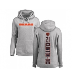 Football Women's Chicago Bears #21 Ha Clinton-Dix Ash Backer Pullover Hoodie