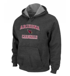 NFL Men Nike Arizona Cardinals Heart & Soul Pullover Hoodie - Dark Grey