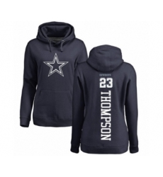 Football Women's Dallas Cowboys #23 Darian Thompson Navy Blue Backer Pullover Hoodie