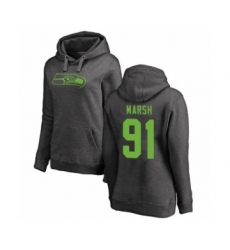 Philadelphia Eagles #19 JJ Arcega-Whiteside Ash One Color Pullover Hoodie