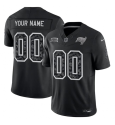 Men's Tampa Bay Buccaneers Active Player Custom Black F.U.S.E. 2026 Salute to Service Limited Football Stitched Jersey