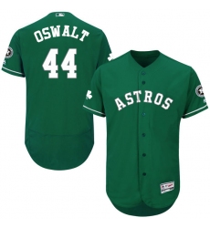 Men's Majestic Houston Astros #44 Roy Oswalt Green Celtic Flexbase Authentic Collection MLB Jersey