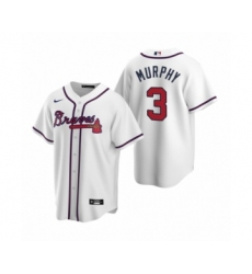 Men's Atlanta Braves #3 Dale Murphy Nike White 2020 Replica Home Jersey