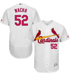 Men's Majestic St. Louis Cardinals #52 Michael Wacha White Home Flex Base Authentic Collection MLB Jersey