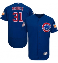 Men's Majestic Chicago Cubs #31 Greg Maddux Royal Blue Alternate Flex Base Authentic Collection MLB Jersey