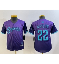 Youth Arizona Diamondbacks #22 Josh Naylor Purple 2025 City Connect Limited Stitched Baseball Jersey
