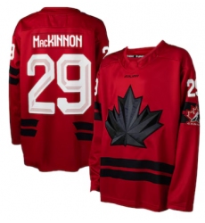 Youth Nathan MacKinnon #29 Red Hockey Canada 2026 Replica Jersey
